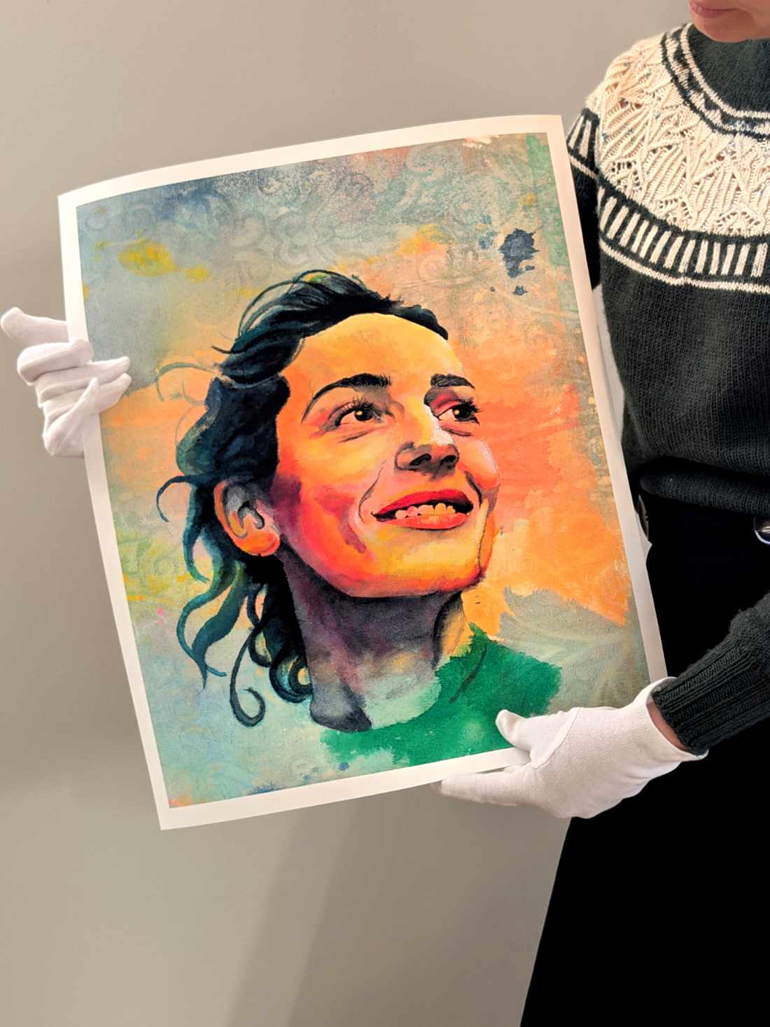 Kunsttrykk: Stolt i egne farger