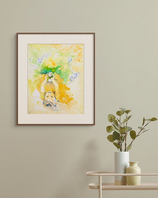 Kunsttrykk - Jeg velger meg april