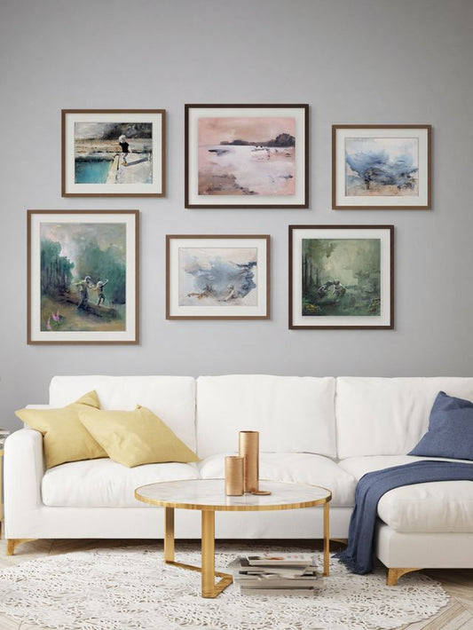 Slik lager du en harmonisk bildevegg