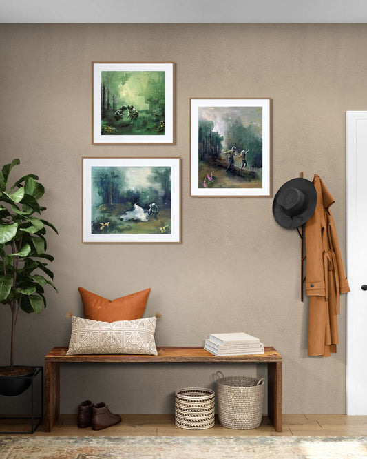 Kunsttrykk:  Et lite hjerte og en åpen hånd