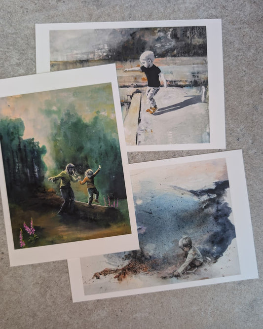 kunstkort eller miniatyrkunst av Kristiane Eikeland