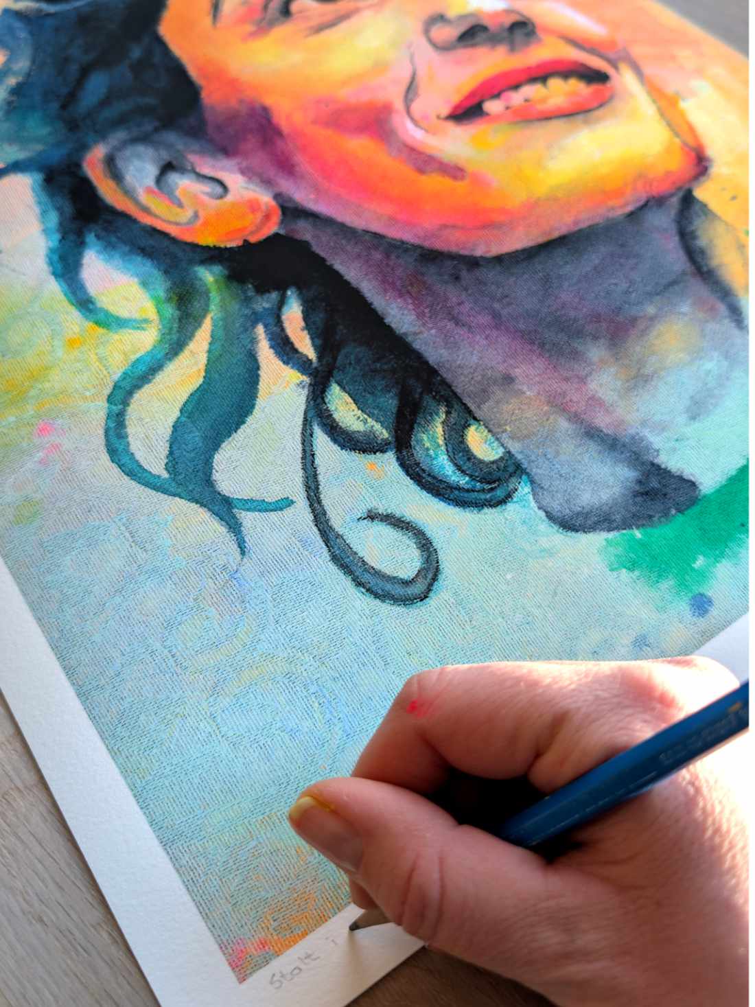 Kunsttrykk: Stolt i egne farger