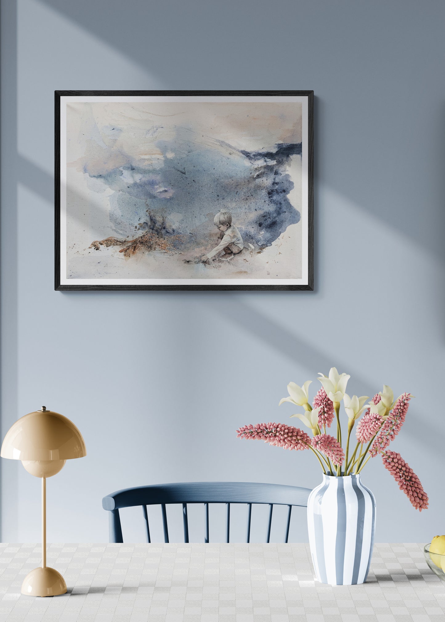 Kunsttrykk: Å finne en stein