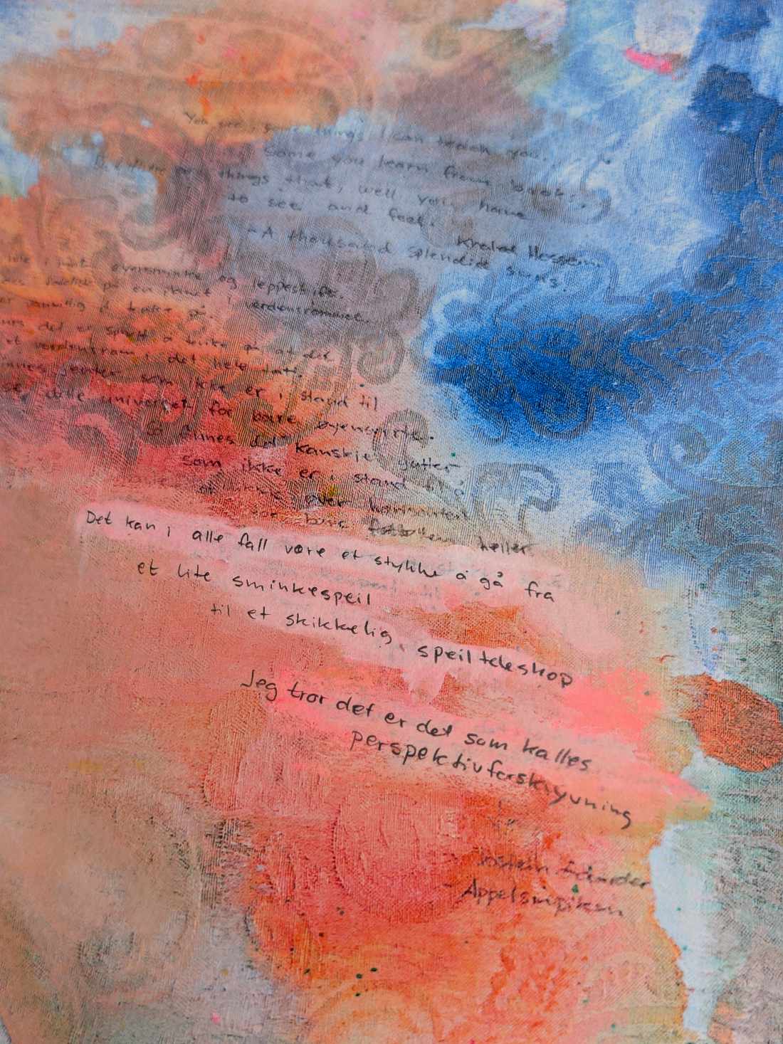 Håndkolorert trykk: Perspektivforskyvning