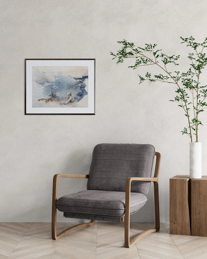 Kunsttrykk natur/havlandskap med gutt