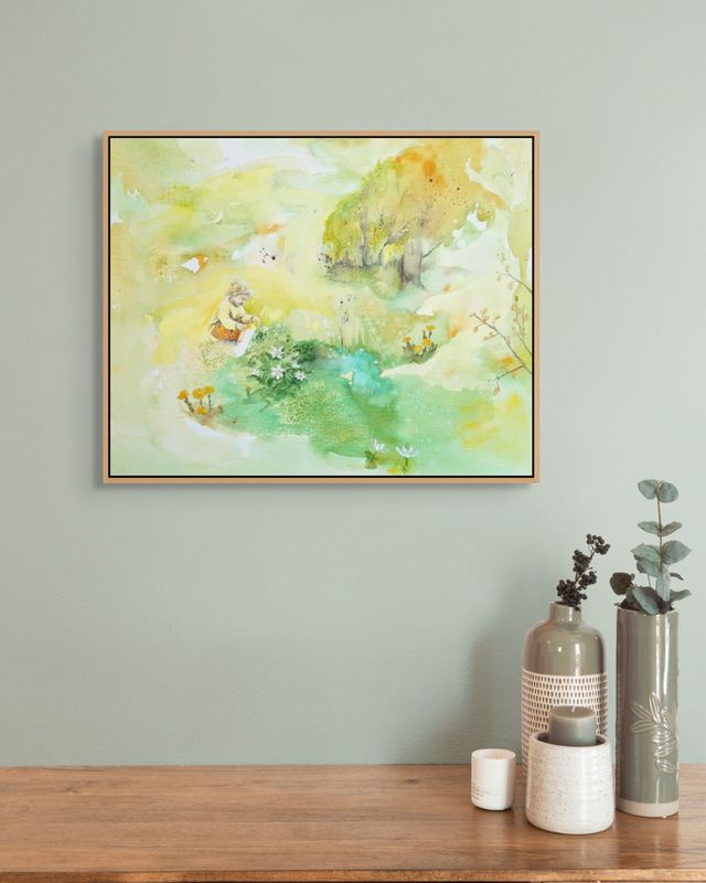 Originalt verk - Den første grøftekantsbuketten