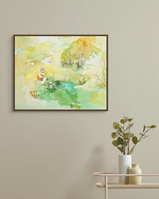 Originalt verk - Den første grøftekantsbuketten