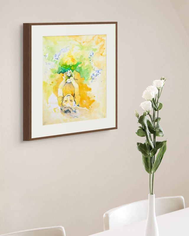 Kunsttrykk - Jeg velger meg april