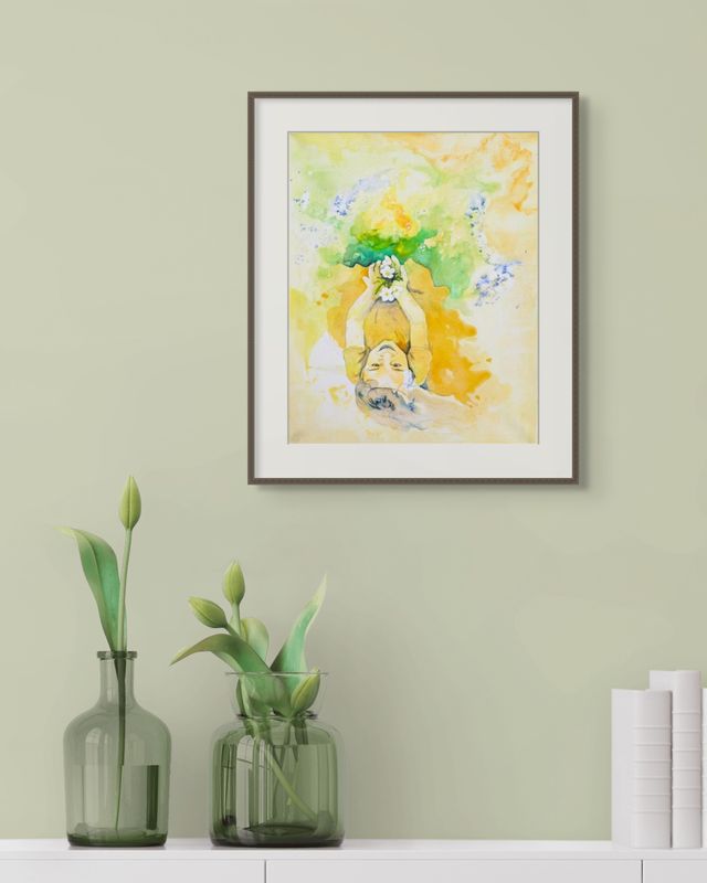 Kunsttrykk - Jeg velger meg april