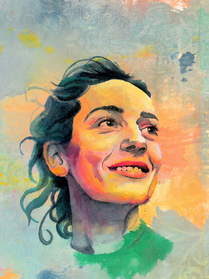 Kunsttrykk: Stolt i egne farger