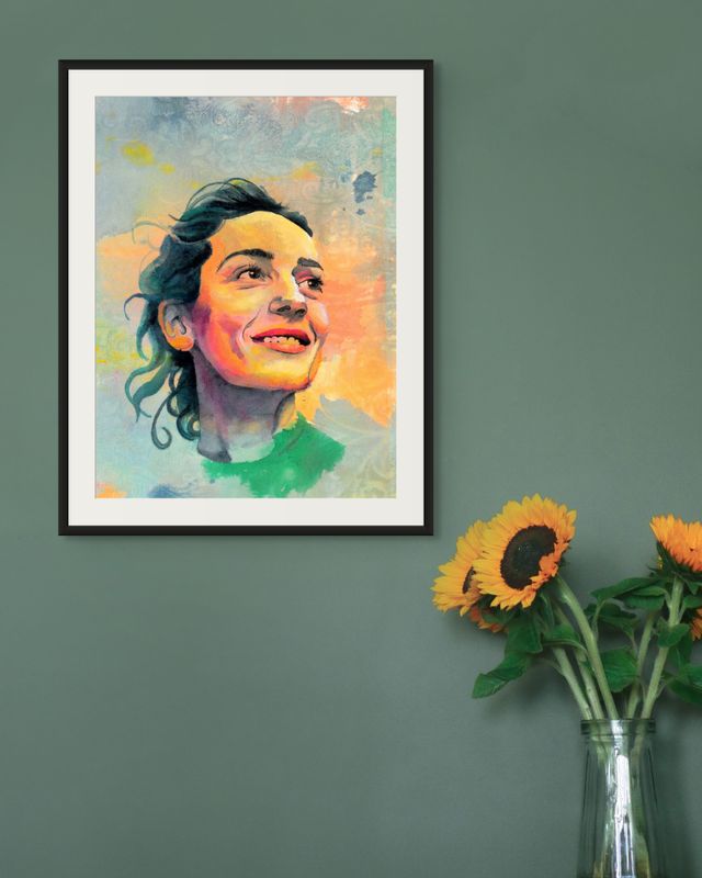 Kunsttrykk: Stolt i egne farger